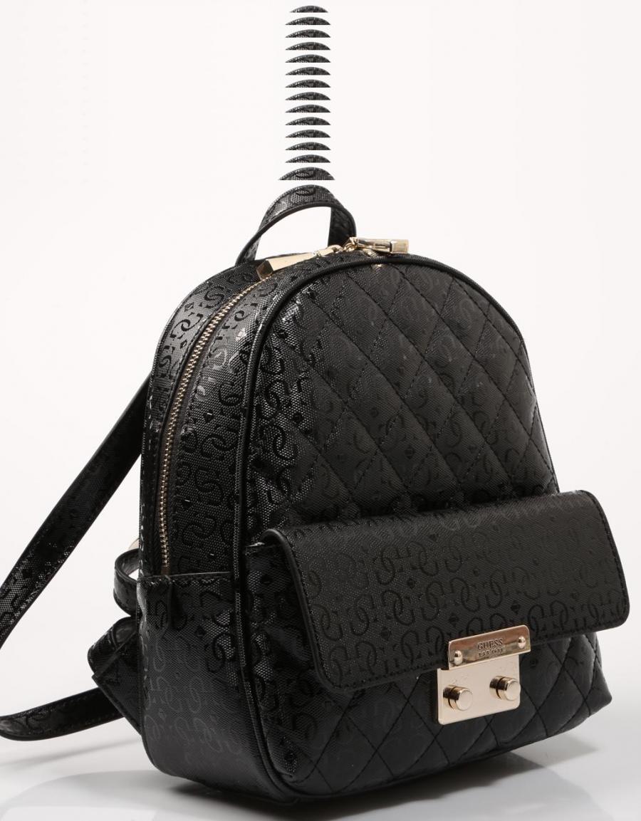 GUESS BAGS Tiggy Bowery Backpack Preto