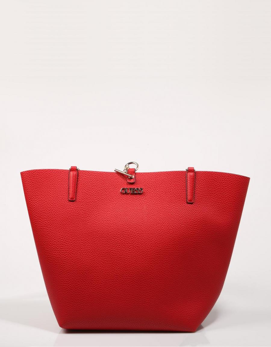 GUESS BAGS Alby Toggle Tote Vermelho