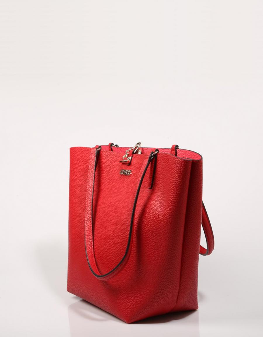 GUESS BAGS Alby Toggle Tote Red