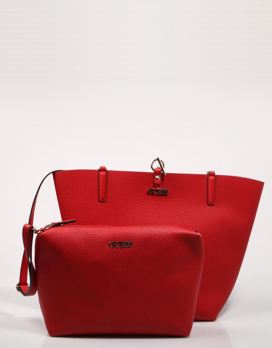 GUESS BAGS Alby Toggle Tote Red