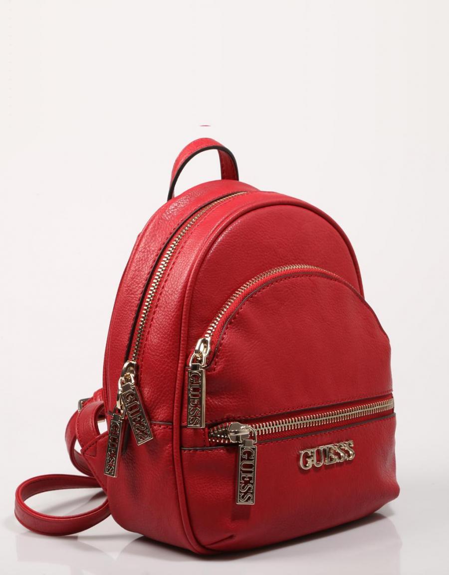 GUESS BAGS Manhattan Small Backpack Vermelho