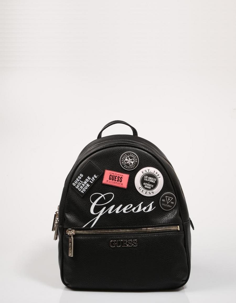 GUESS BAGS Ronnie Large Backpack Preto