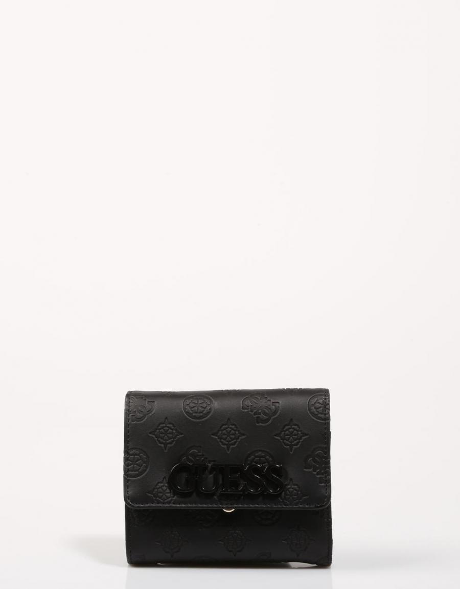 GUESS BAGS Janelle Slg Small Trifold Noir