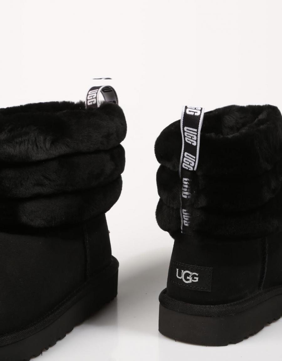 UGG Fluff Mini Quilted Black