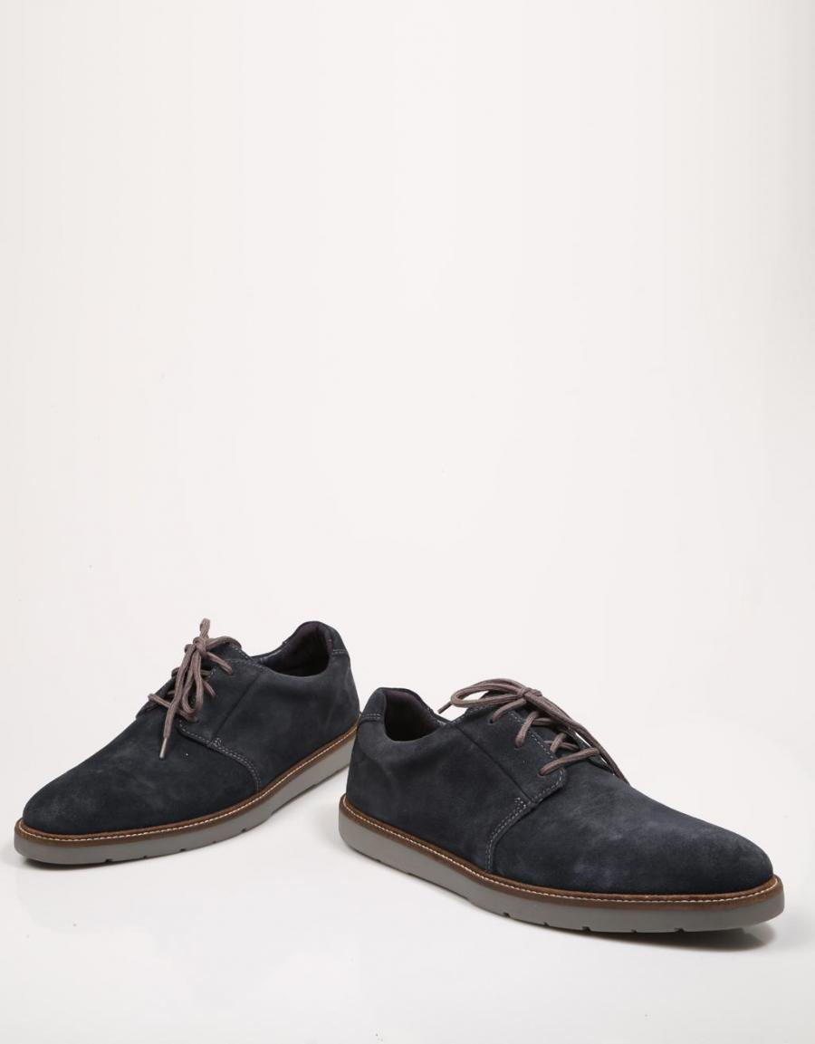 Clarks Plain, zapatos sport Azul marino 71073 | OFERTA