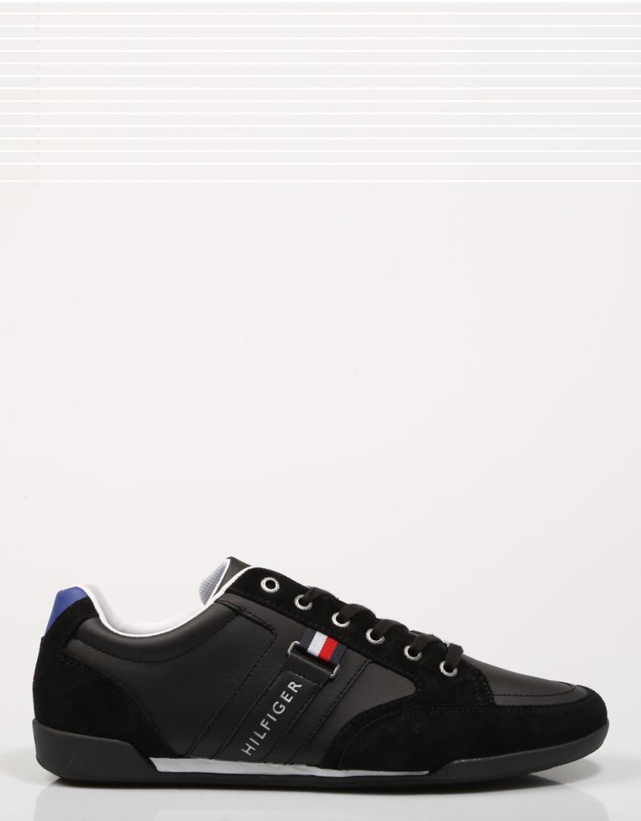 TOMMY HILFIGER Corporate Material Mix Cupsole Negro
