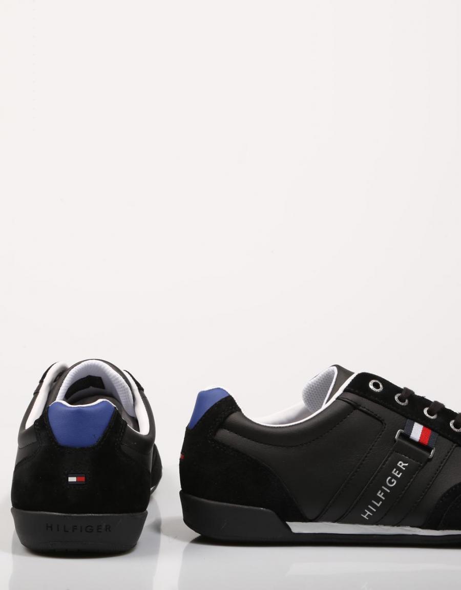 TOMMY HILFIGER Corporate Material Mix Cupsole Noir
