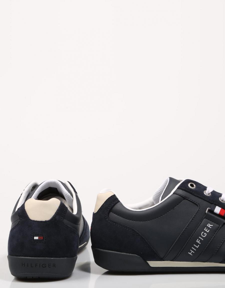 TOMMY HILFIGER Corporate Material Mix Cupsole Navy Blue