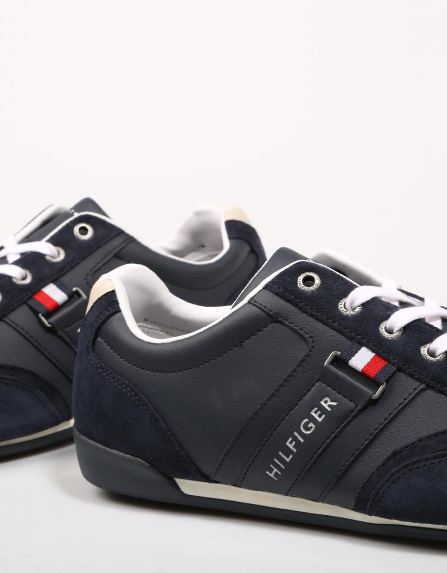 TOMMY HILFIGER Corporate Material Mix Cupsole Navy Blue