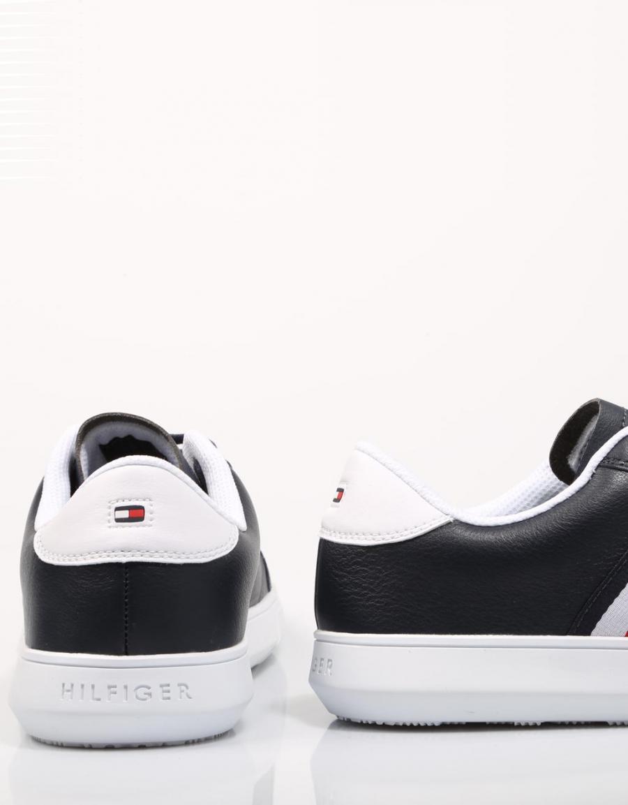 TOMMY HILFIGER Essential Leather Cupsole Navy Blue