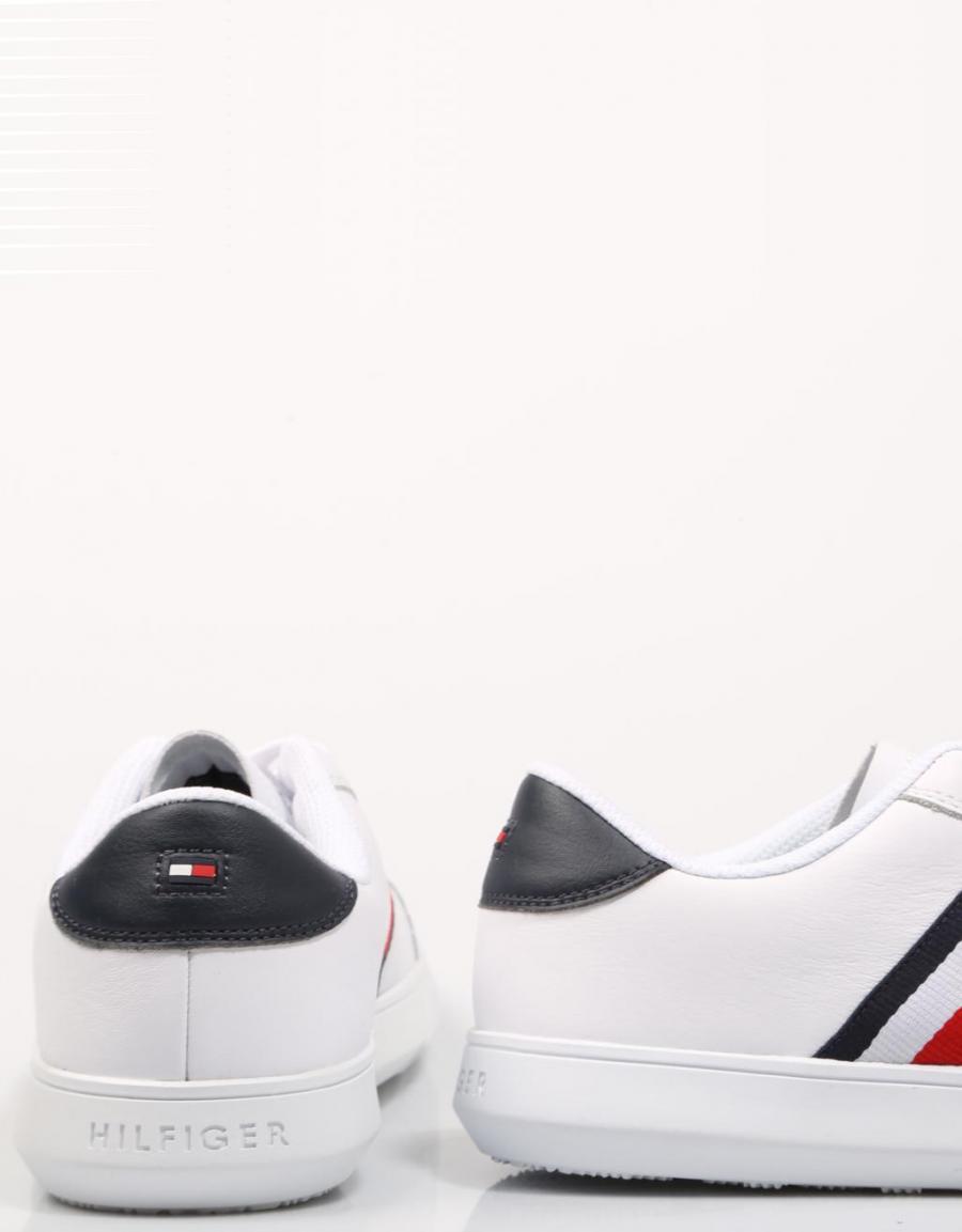 TOMMY HILFIGER Essential Leather Cupsole White
