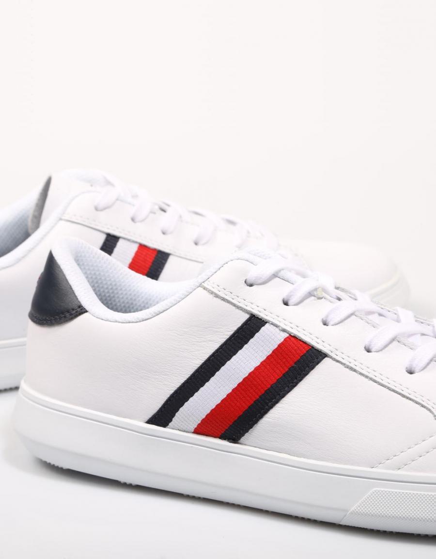 TOMMY HILFIGER Essential Leather Cupsole Branco