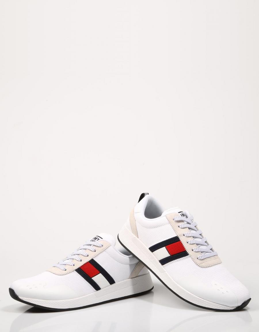 TOMMY HILFIGER Flag Flexi Tommy Jeans Sneaker White