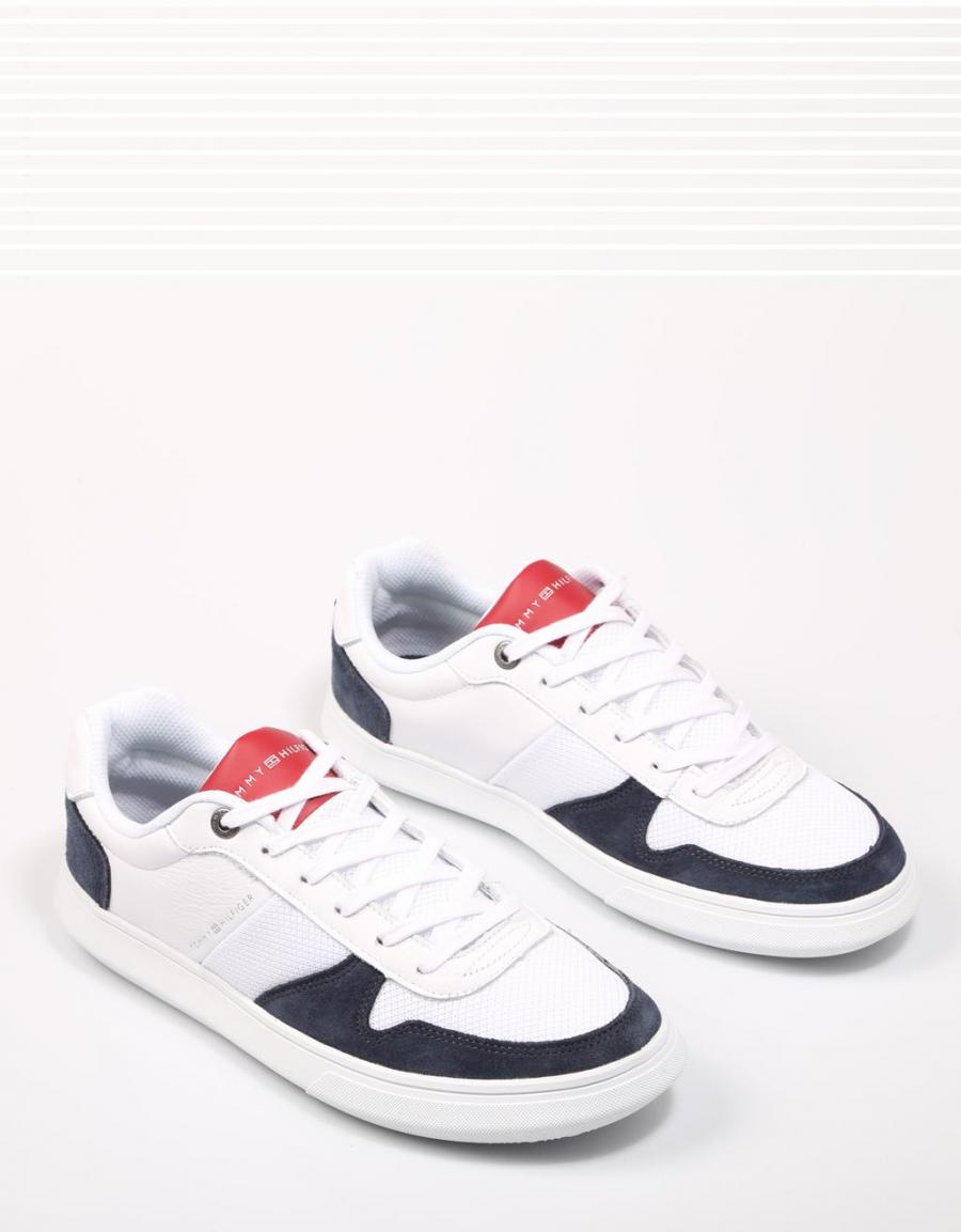 TOMMY HILFIGER Essential Mix Sneaker Cupsole Branco