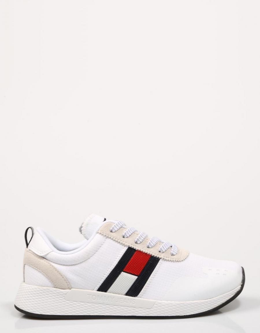 TOMMY HILFIGER Technical Pin Logo Sneaker White