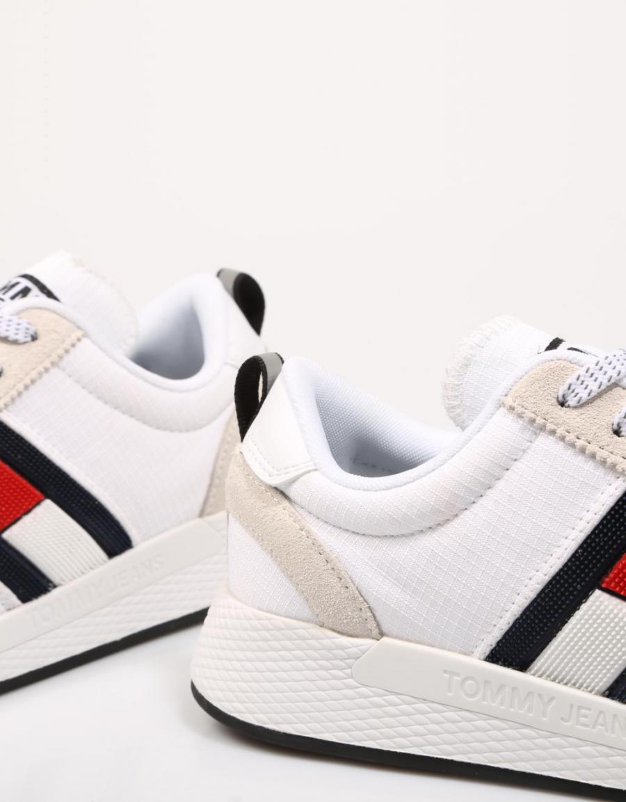 TOMMY HILFIGER Technical Pin Logo Sneaker White