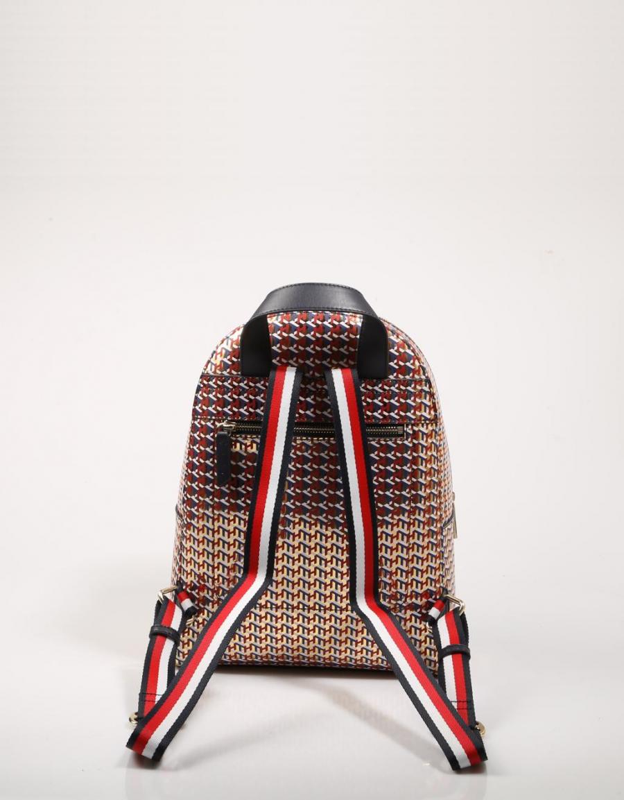 TOMMY HILFIGER Iconic Tommy Backpack Monogram Ouro