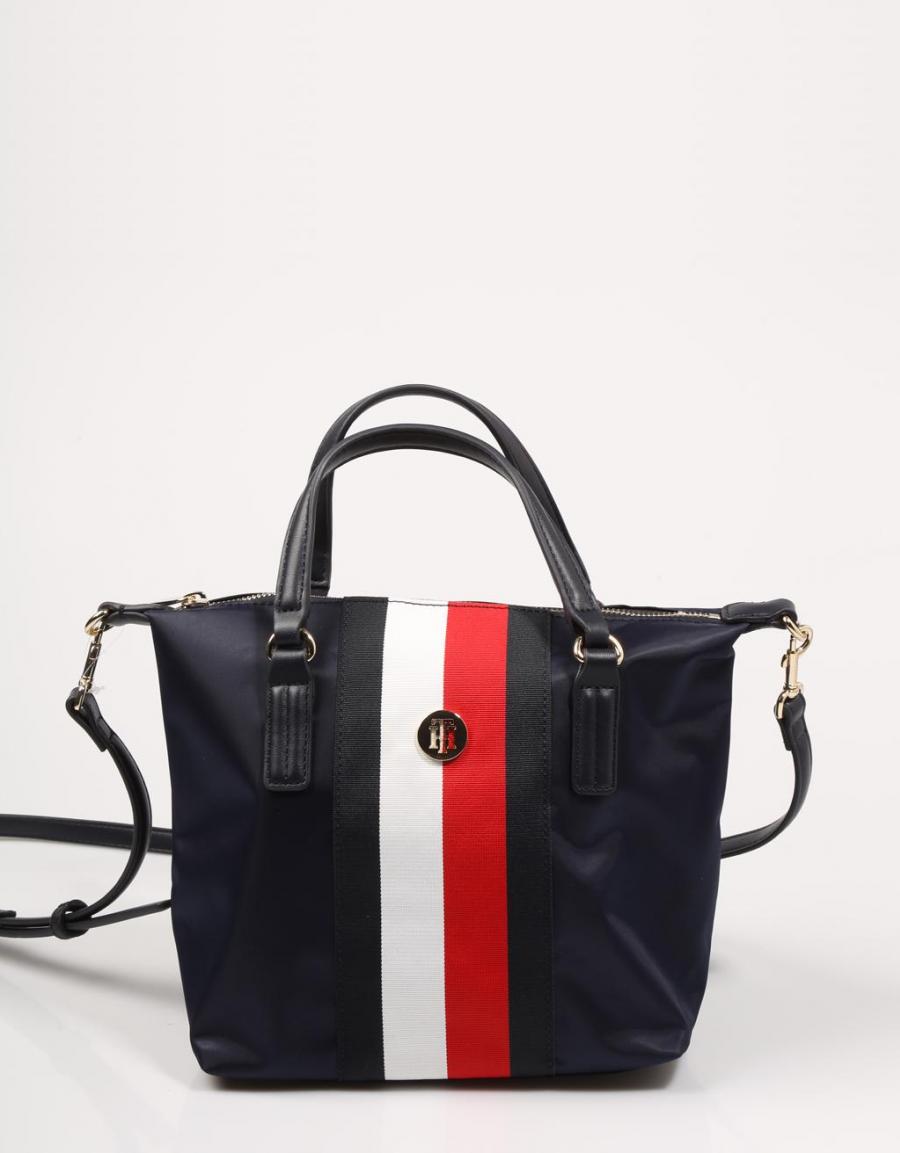 TOMMY HILFIGER Poppy Small Tote Corp Navy Blue