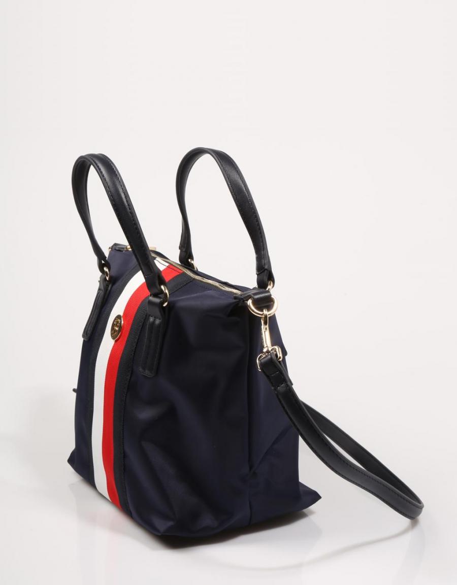 TOMMY HILFIGER Poppy Small Tote Corp Navy Blue