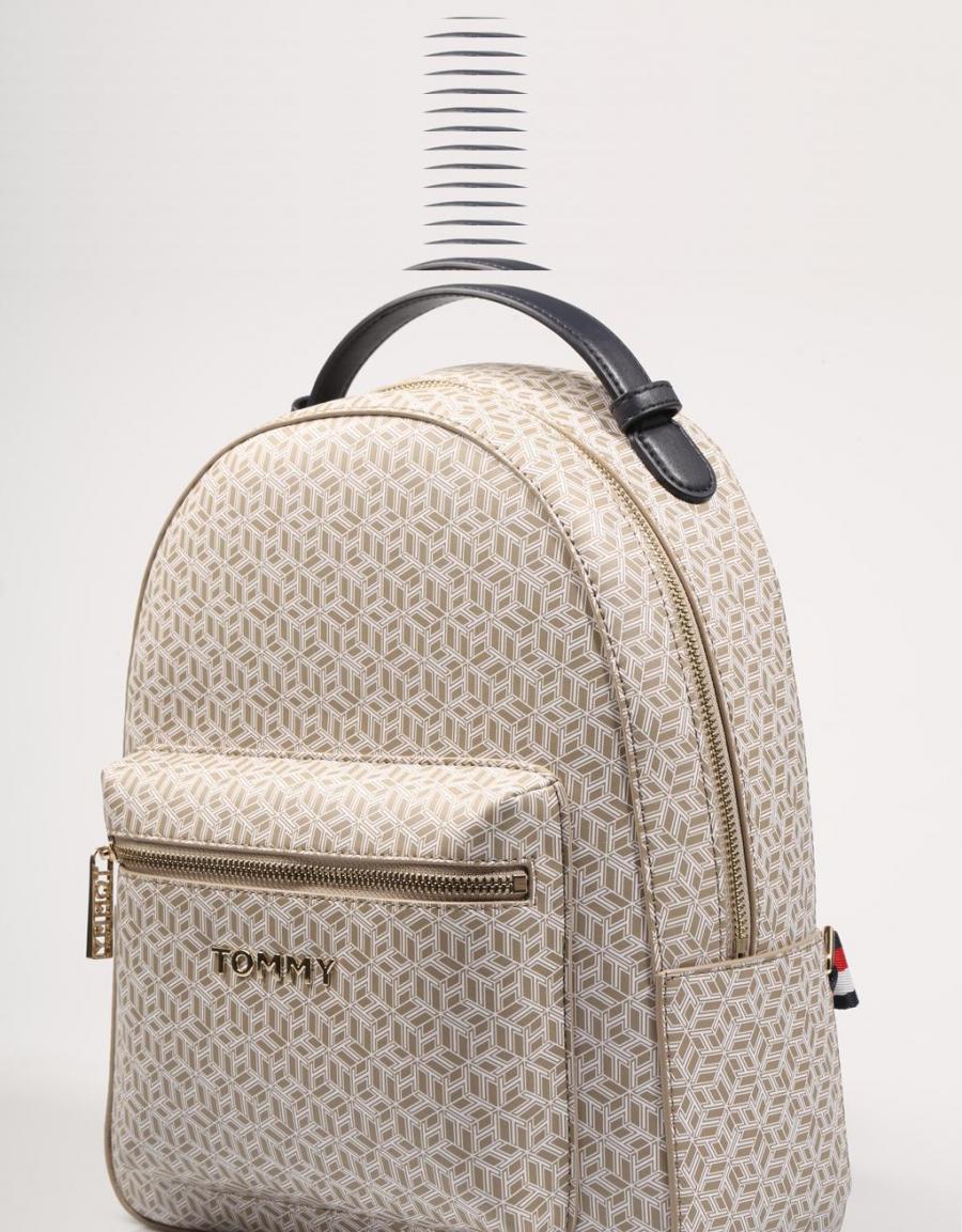 TOMMY HILFIGER Iconic Tommy Backpack Monogram Hielo