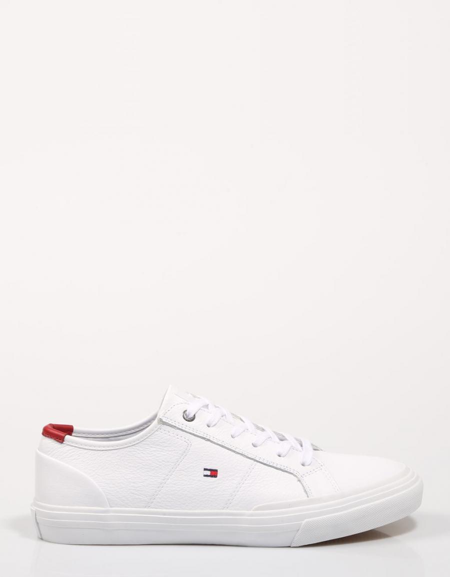 TOMMY HILFIGER Core Corporate Flag Sneaker White