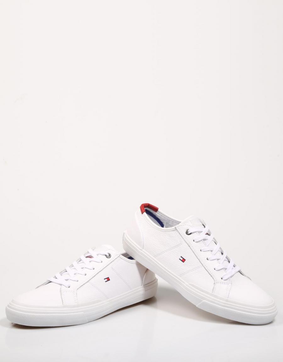 TOMMY HILFIGER Core Corporate Flag Sneaker Blanc