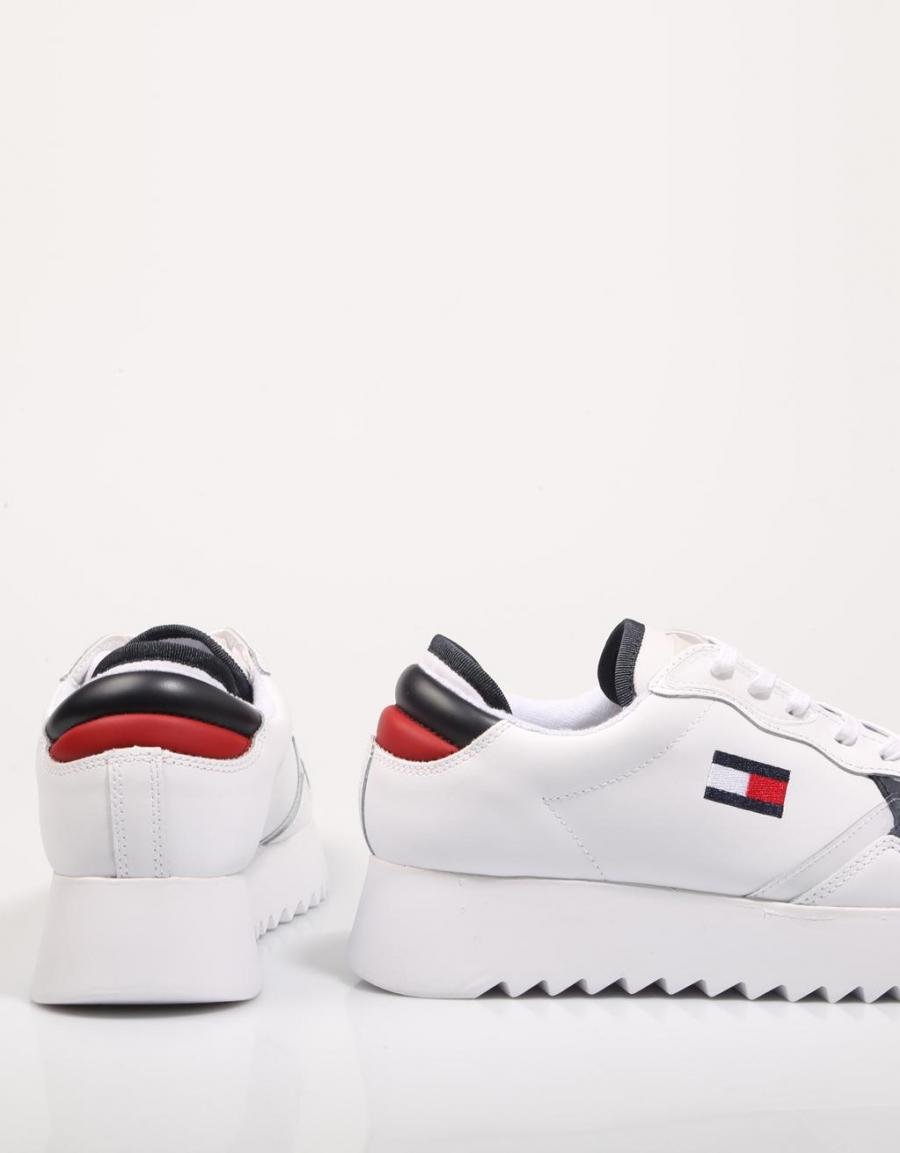 TOMMY HILFIGER High Cleated Tommy Jeans Sneaker White