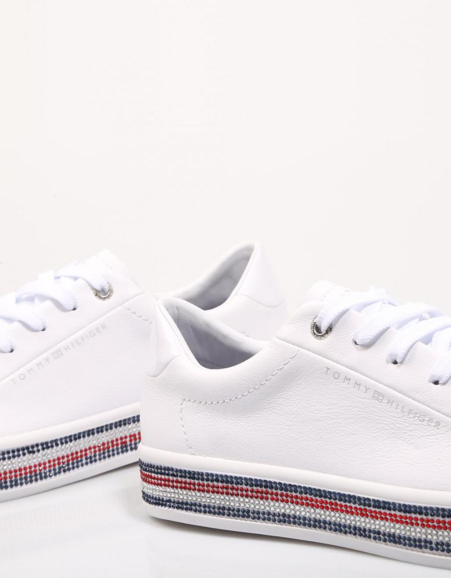 TOMMY HILFIGER Tommy Jeweled Sneaker White