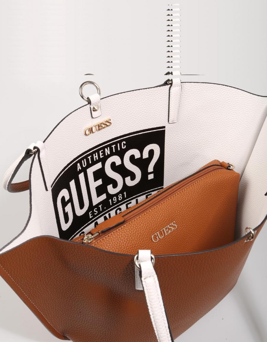 GUESS BAGS Alby Toggle Tote Branco