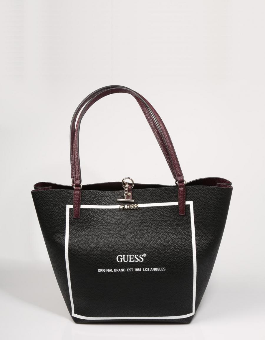 GUESS BAGS Alby Toggle Tote Noir