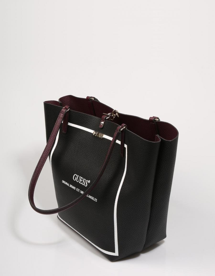 GUESS BAGS Alby Toggle Tote Noir