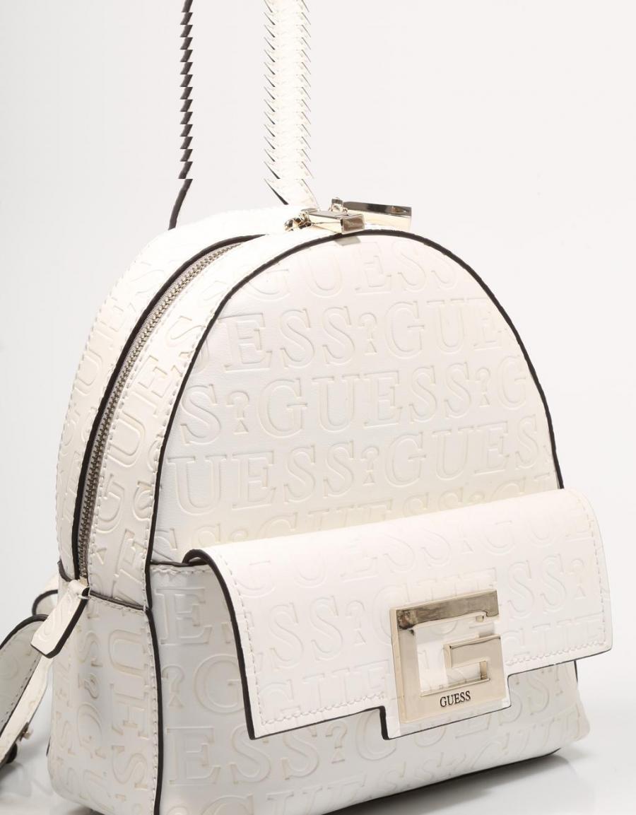 GUESS BAGS Brightside Backpack Blanco