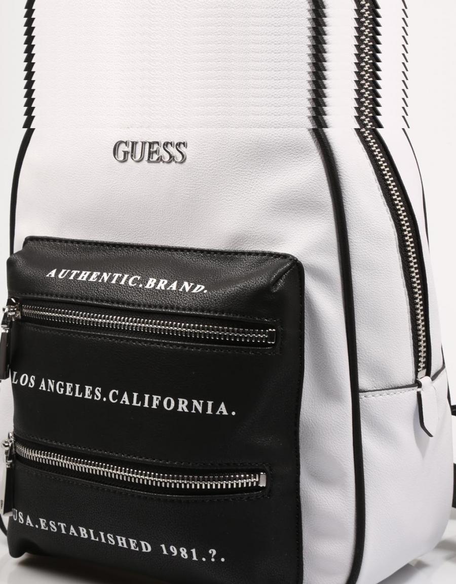 GUESS BAGS Caley Large Backpack Branco