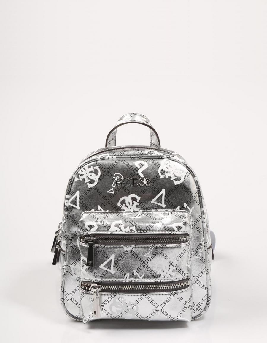 GUESS BAGS Caley Backpack Silver