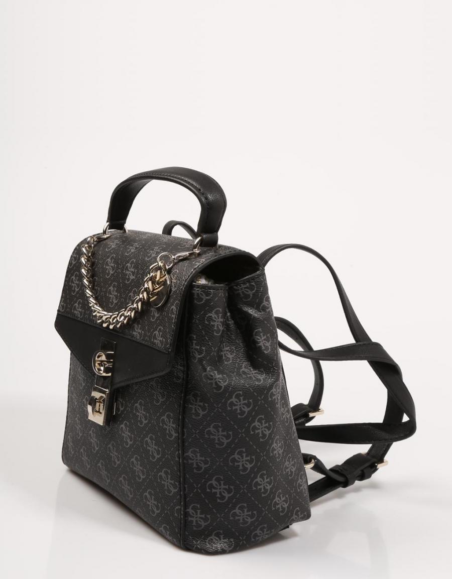 GUESS BAGS Lorenna Convertible Backpack Noir