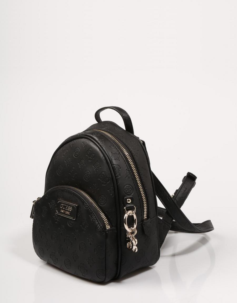 GUESS BAGS Logo Love Bradyn Backpack Black