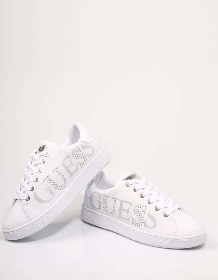 GUESS Riderr Active Lady Leather Lik White