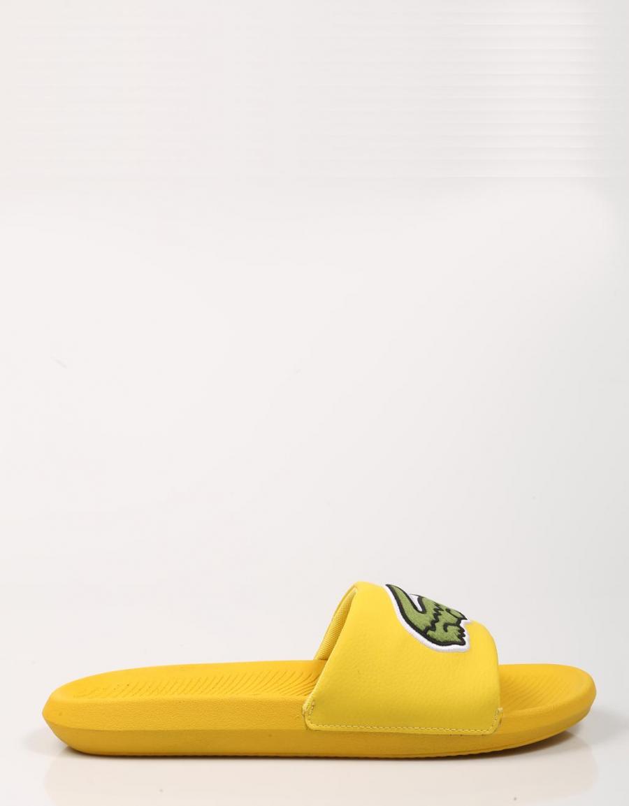 LACOSTE Croco Slide 120 2 Us Amarelo