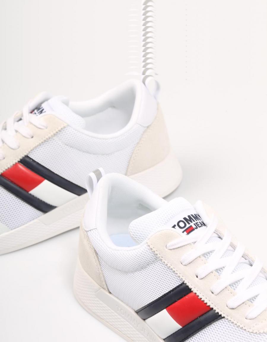 TOMMY HILFIGER Flexy Tommy Jeans Flag Sneaker White