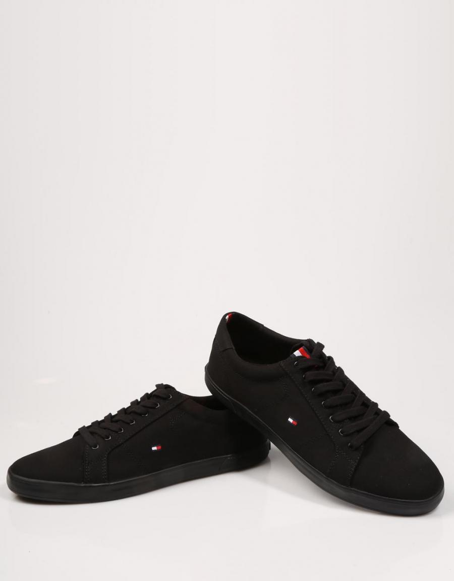 TOMMY HILFIGER Iconic Long Lace Sneaker Negro