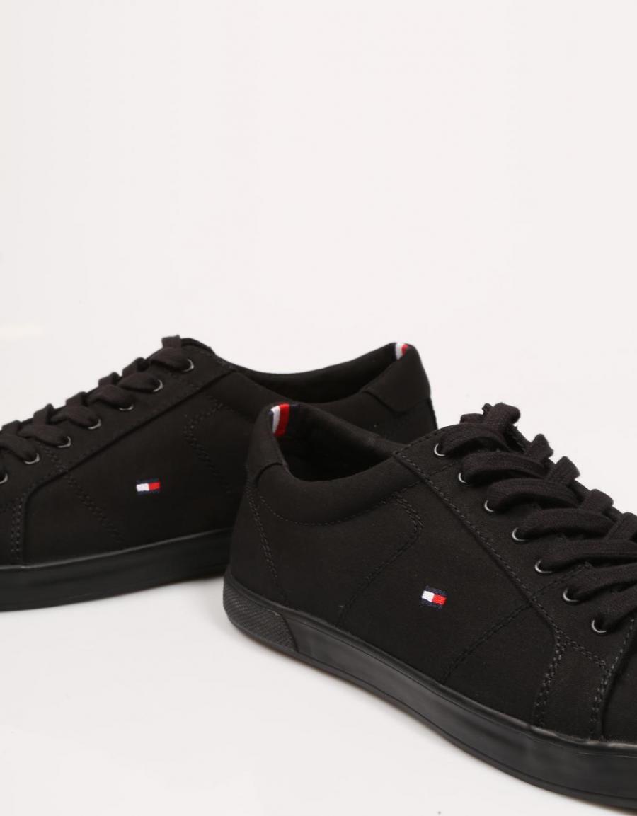 TOMMY HILFIGER Iconic Long Lace Sneaker Black