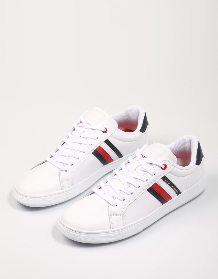 TOMMY HILFIGER Essential Leather Cupsole Branco