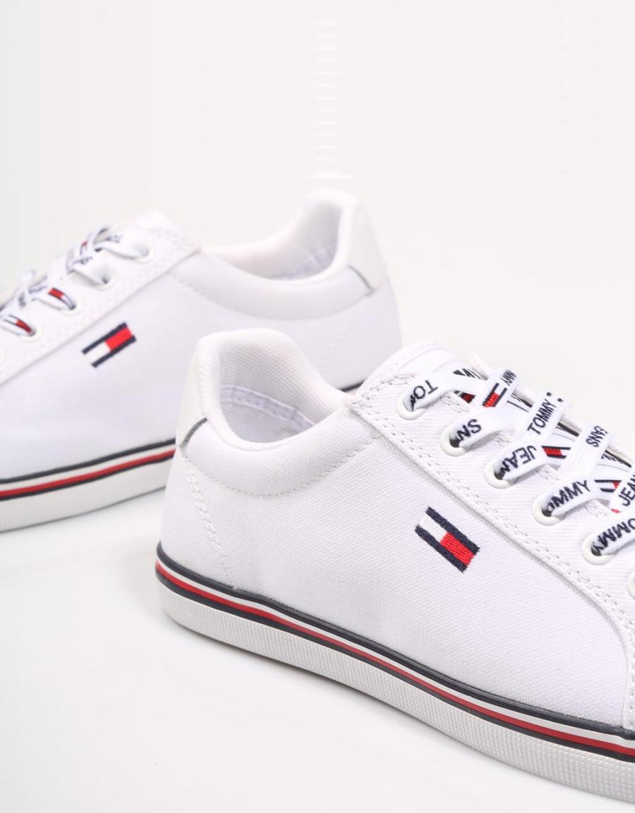 TOMMY HILFIGER Essential Lace Sneaker Blanco