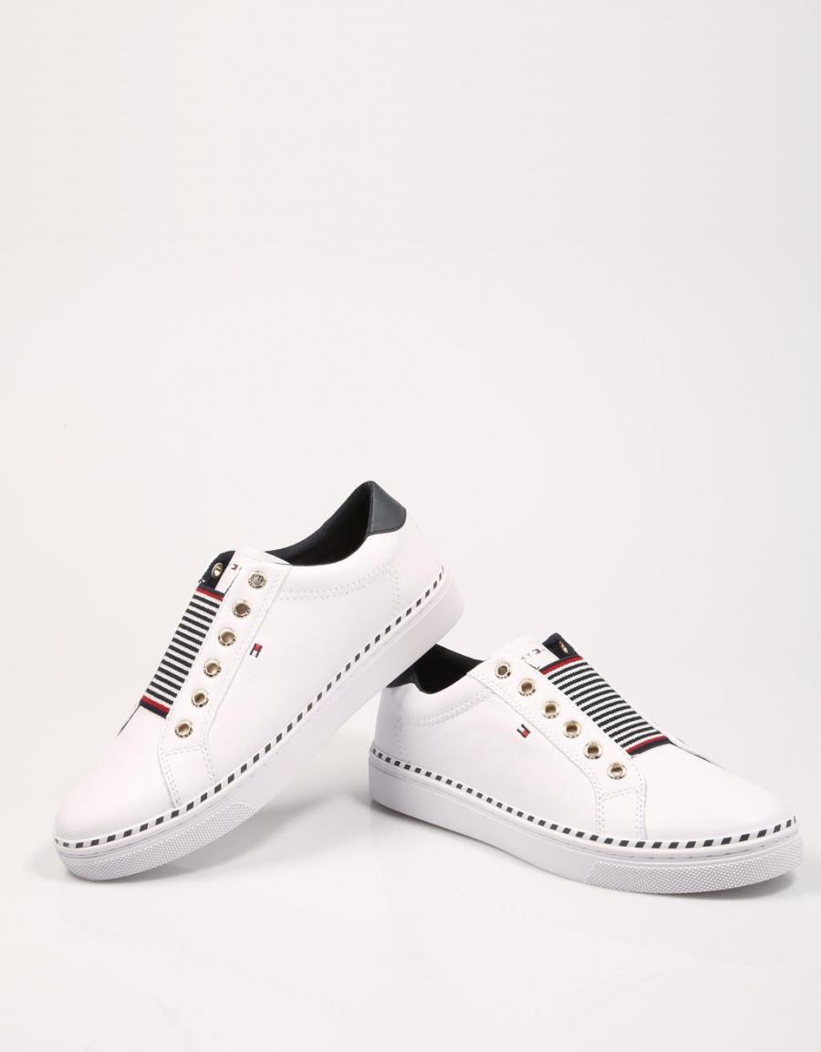 TOMMY HILFIGER Tommy Elastic City Sneaker Blanc