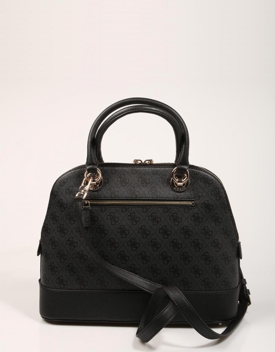 GUESS BAGS Cathleen Large Dome Satchel Preto