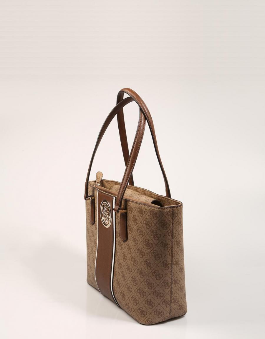 GUESS BAGS Opem Road Tote Castanho
