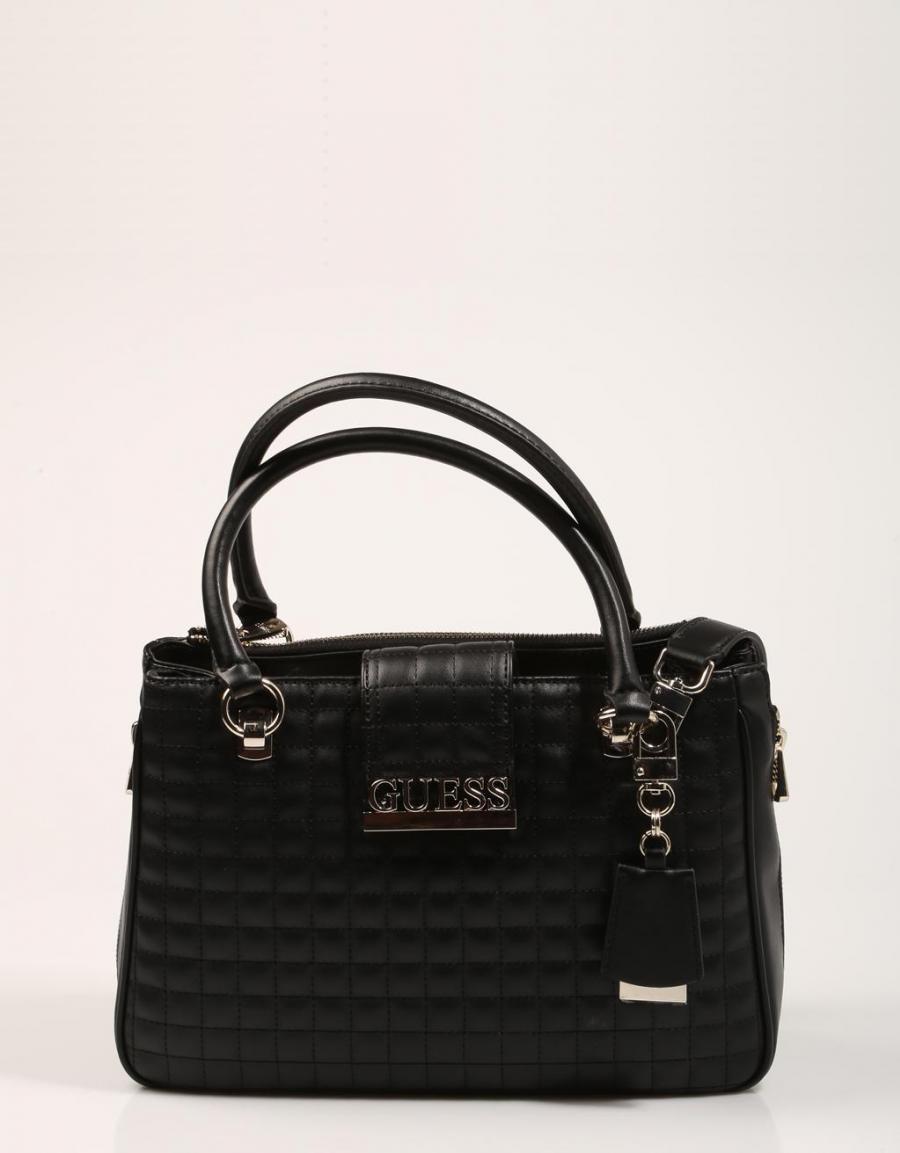 GUESS BAGS Matrix Luxury Satchel Black