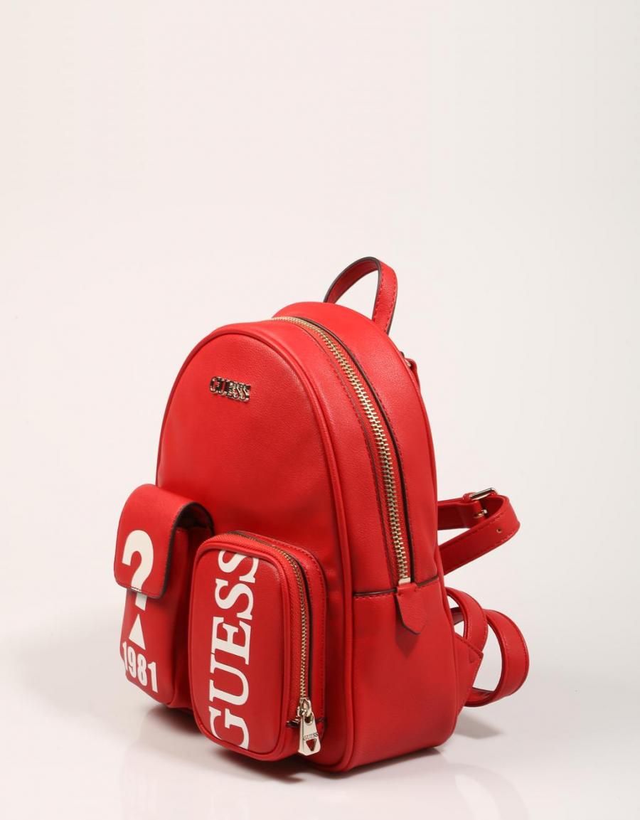 GUESS BAGS Utility Vibe Backpack Rojo