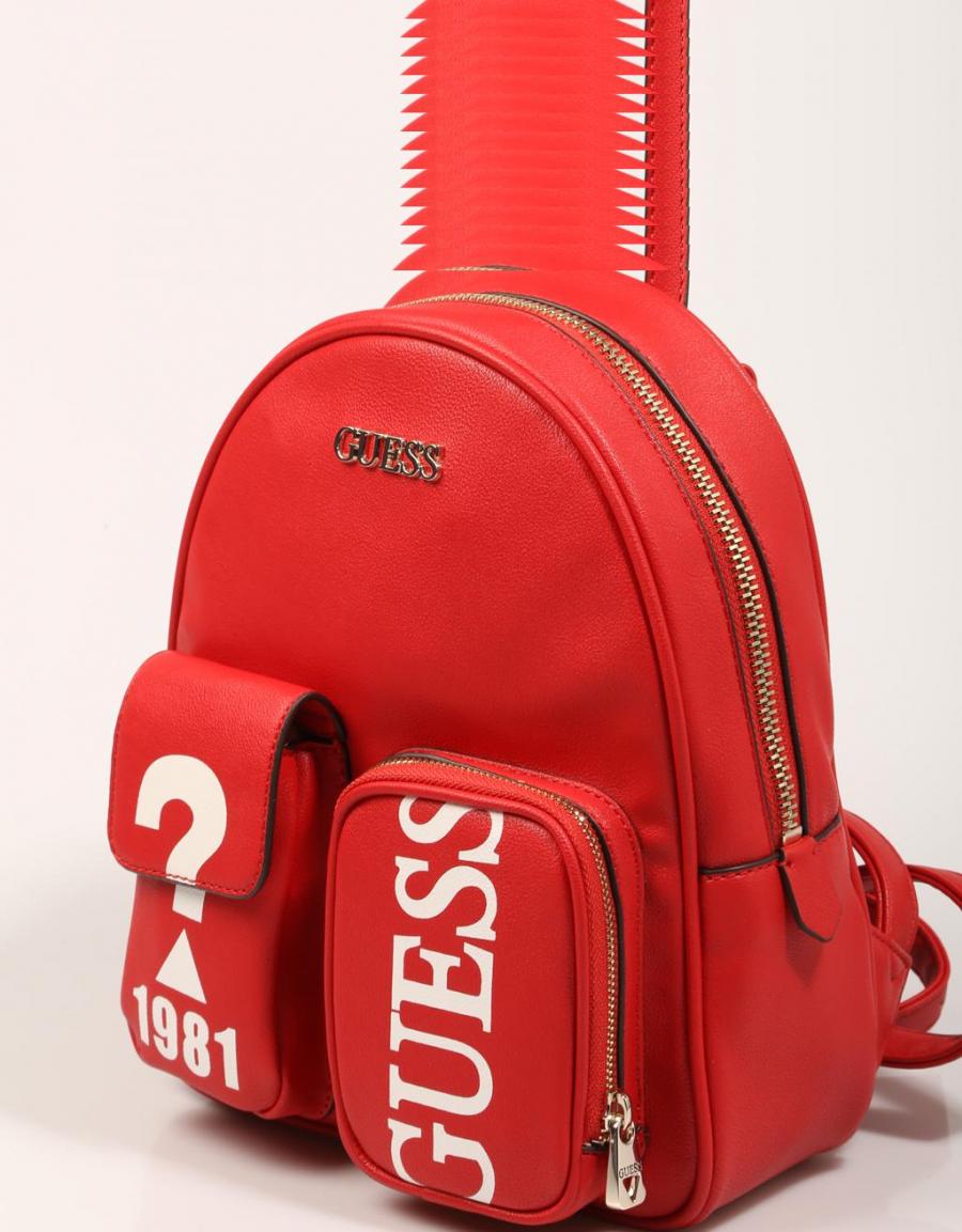 GUESS BAGS Utility Vibe Backpack Rouge