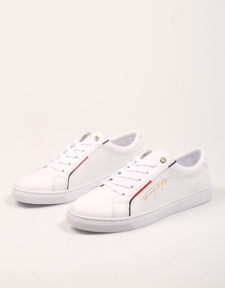 TOMMY HILFIGER Signature Sneaker Blanco
